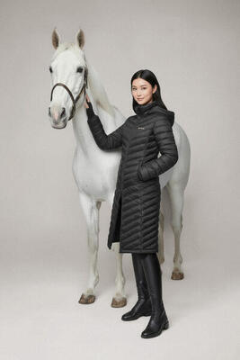 Giacca leggera Ingrid lunga nera