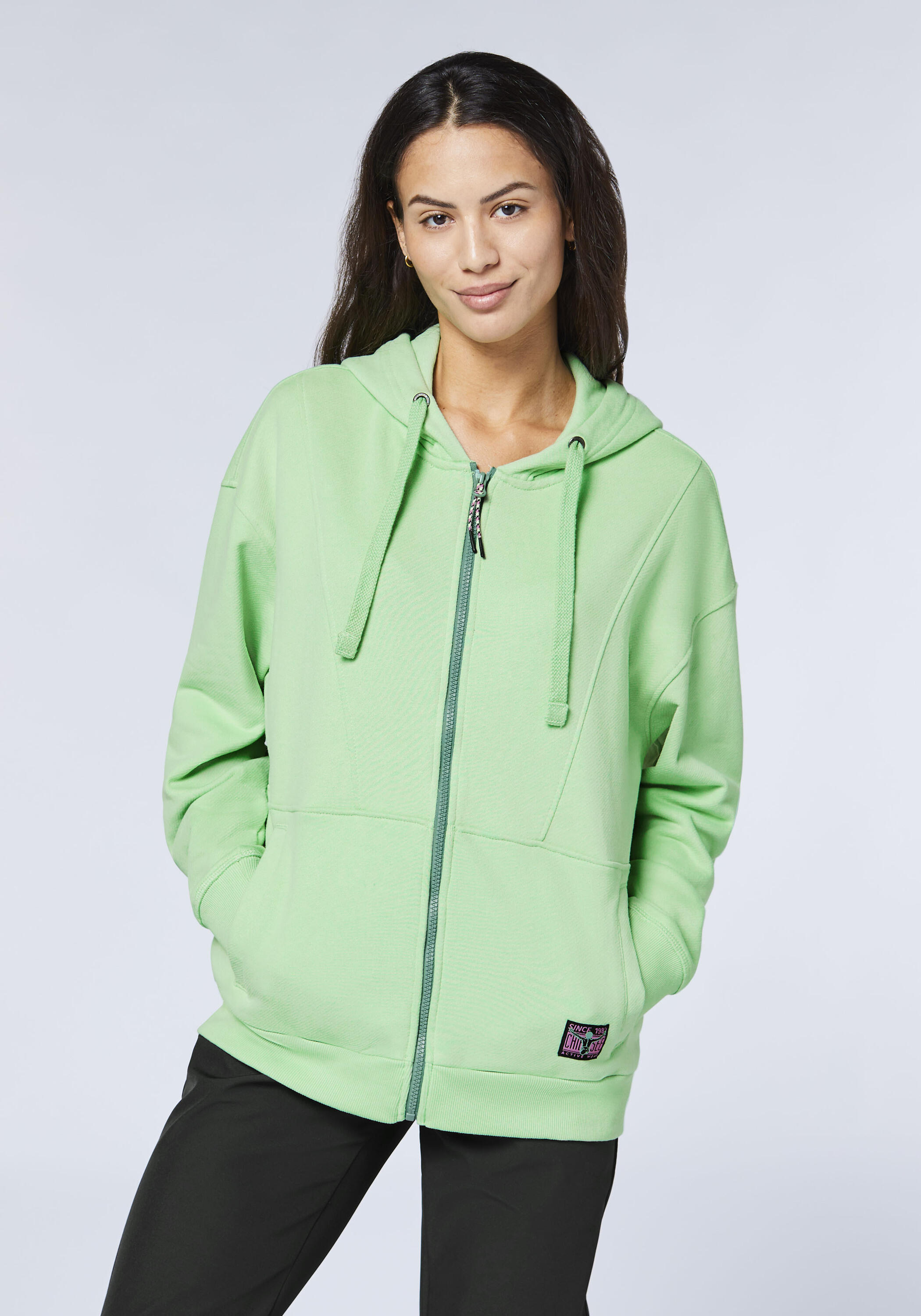 Sweatjacke aus weichem French Terry 3/7