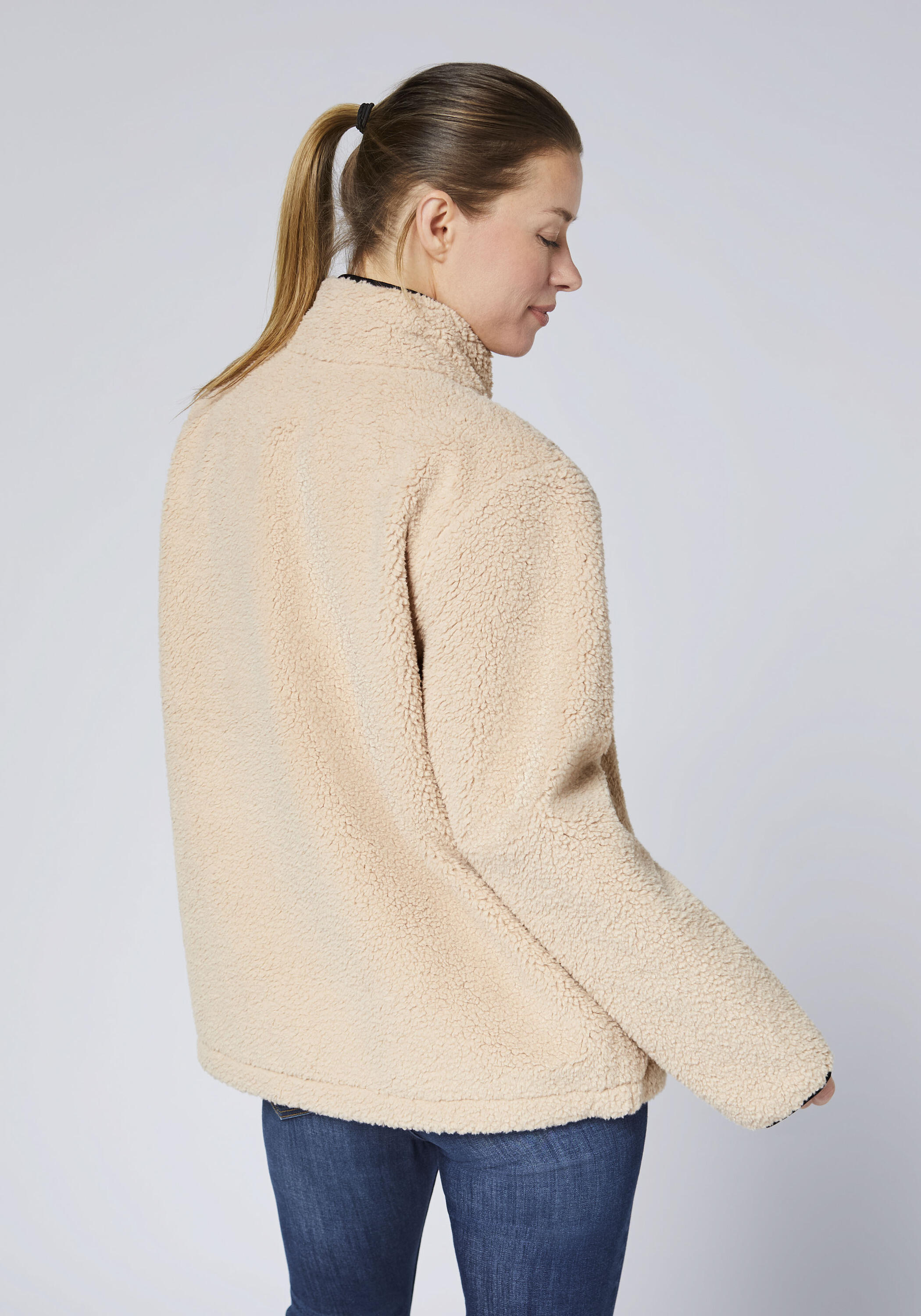 Fleecejacke mit Stehkragen 5/7