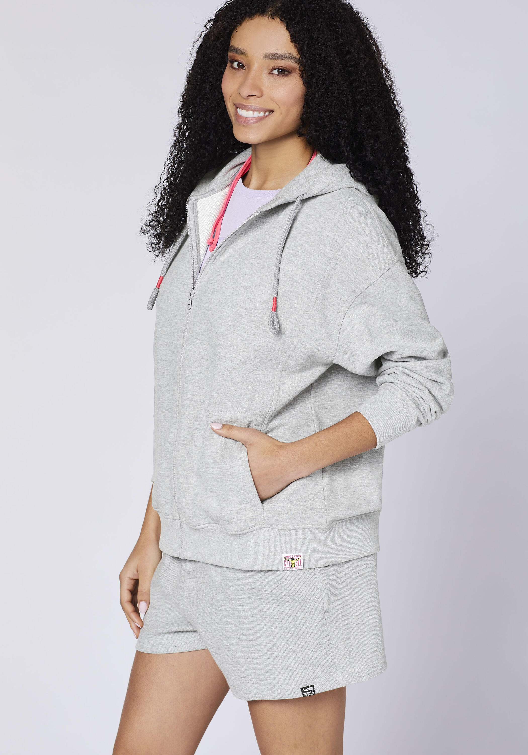 Sweatjacke CHIEMSEE Damen Sweatjacke mit Kapuze 7/7
