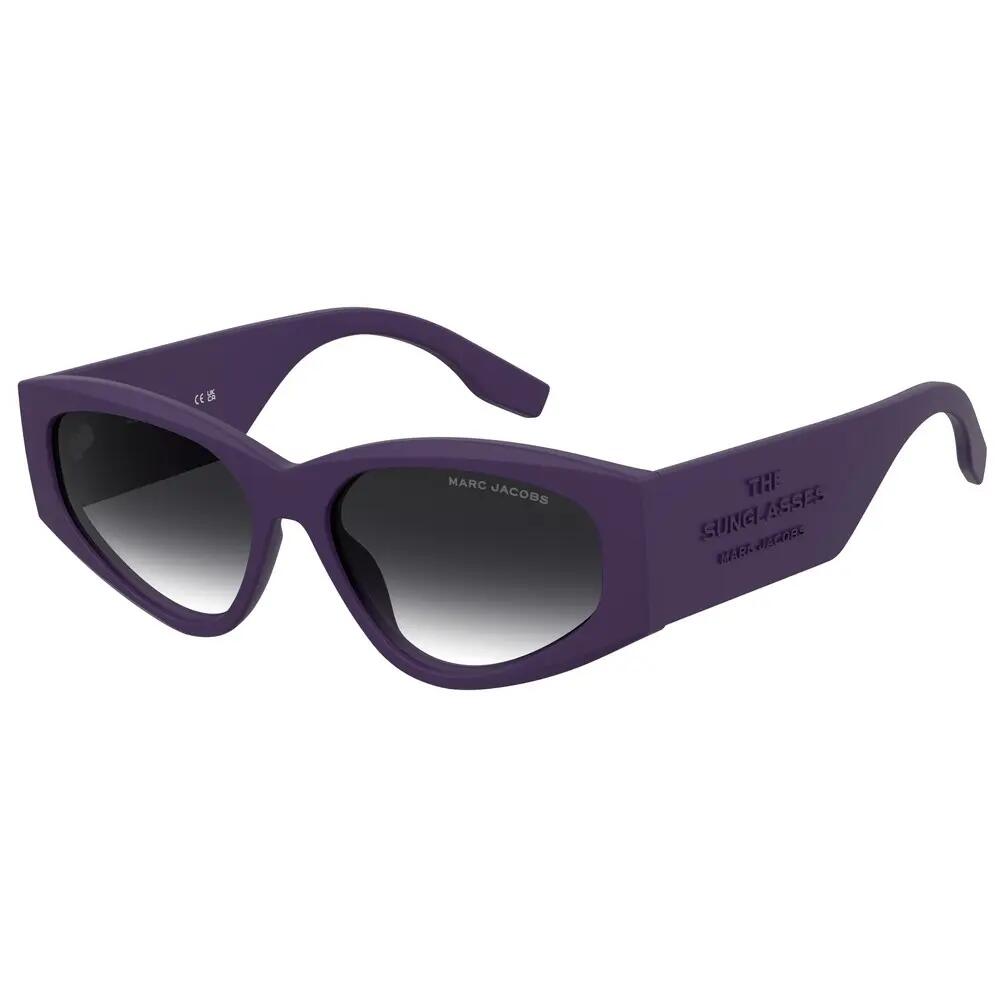 violet royal / gris