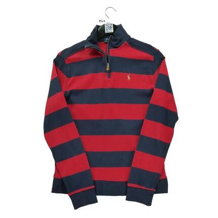 Pull Homme demi-zippé Rouge
