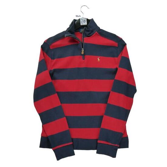 Pull Homme demi-zippé Rouge