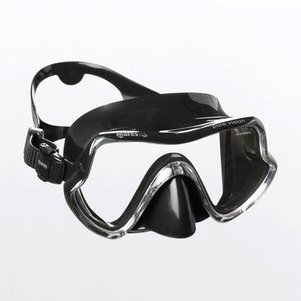 Masque Adulte Snorkeling PURE VISION Noir