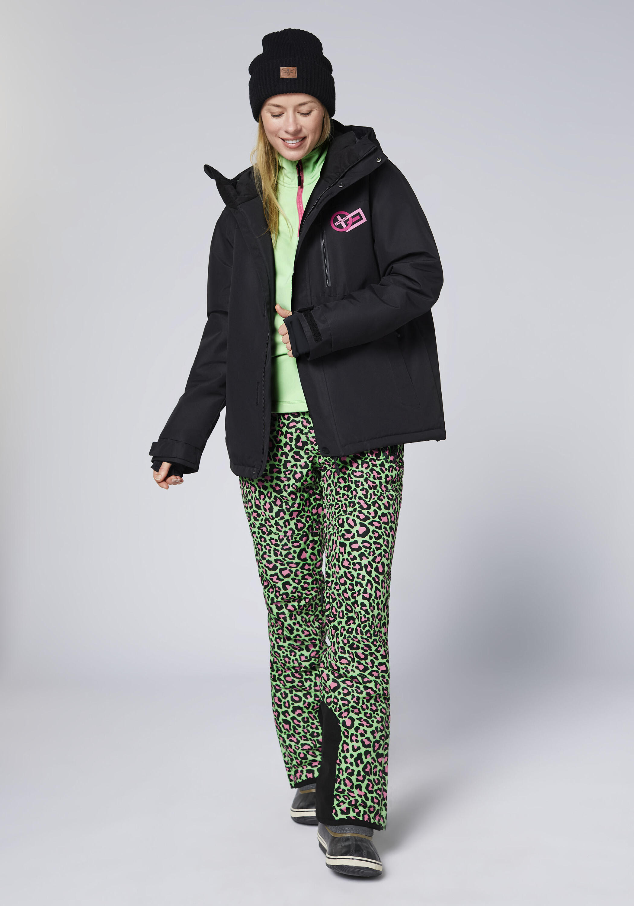 Fleecepullover mit kurzem Reißverschluss 5/7