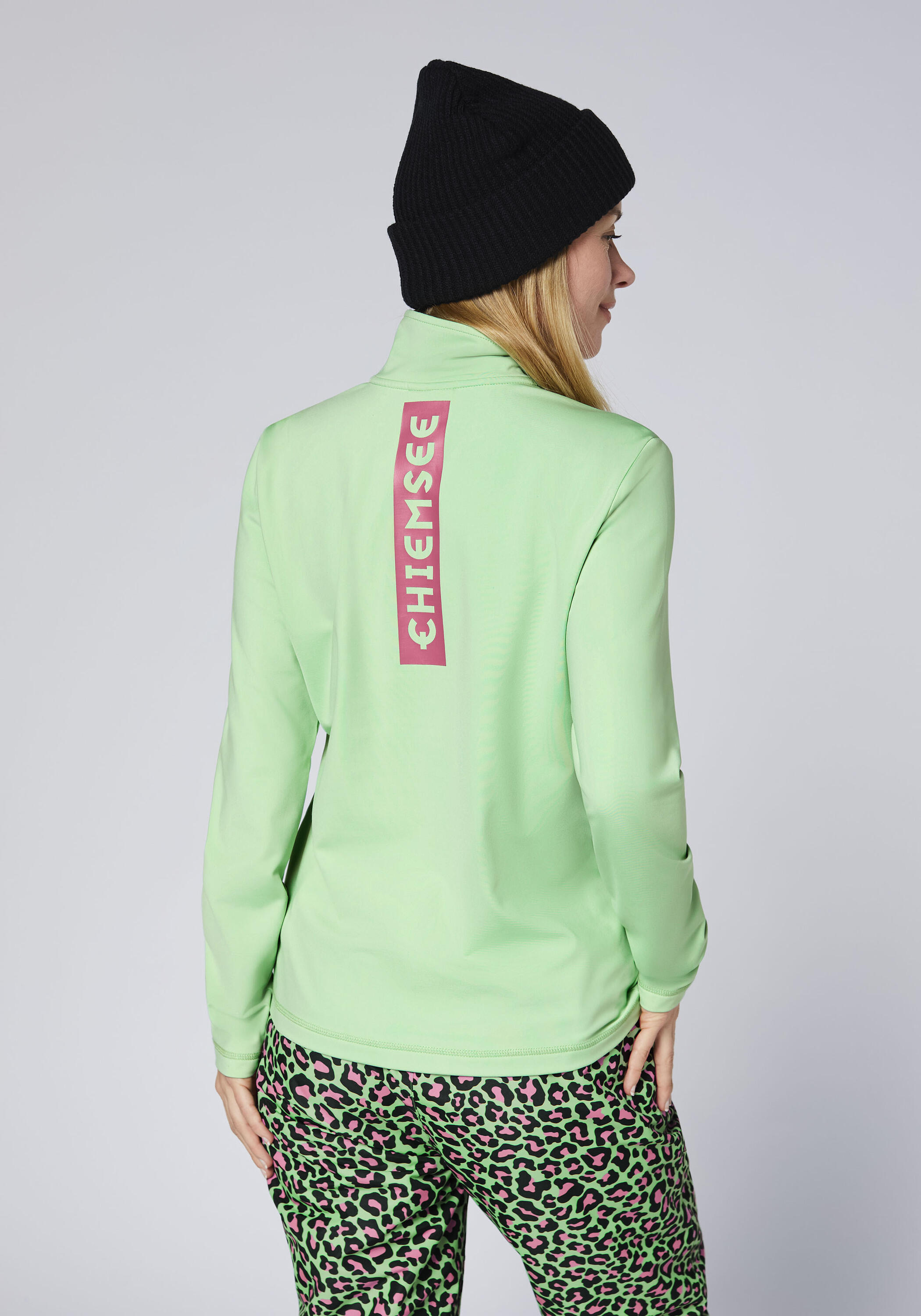 Fleecepullover mit kurzem Reißverschluss 4/7