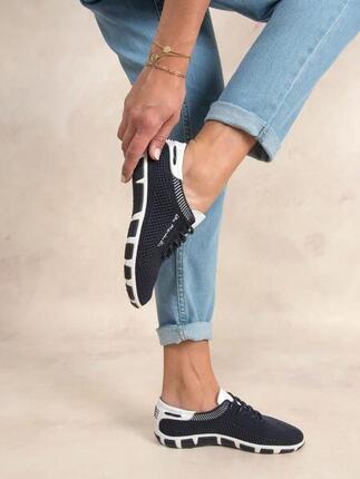 Tennis toile femme JAZARIA Blanc naturel