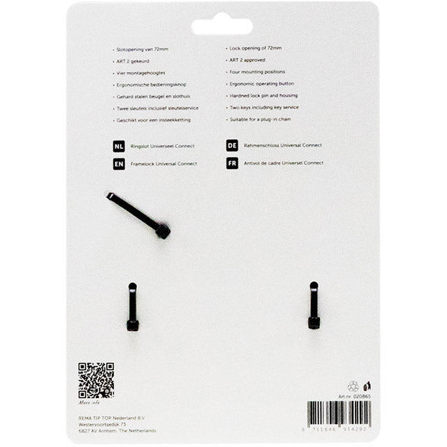 Simson Universal Connect ringslot met insteekketting 90 cm 2/3
