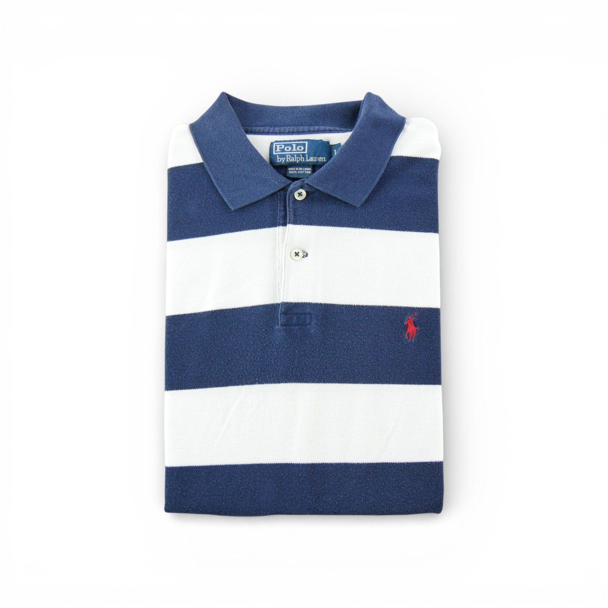 RALPH LAUREN Reconditionné - Polo manches courtes Homme Marine - Bon État