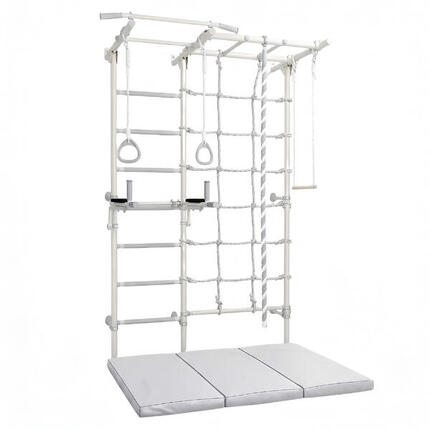 Kinder Gym Sprossenwand Kletternetz Dip-Barren Matte Kometa Next 5