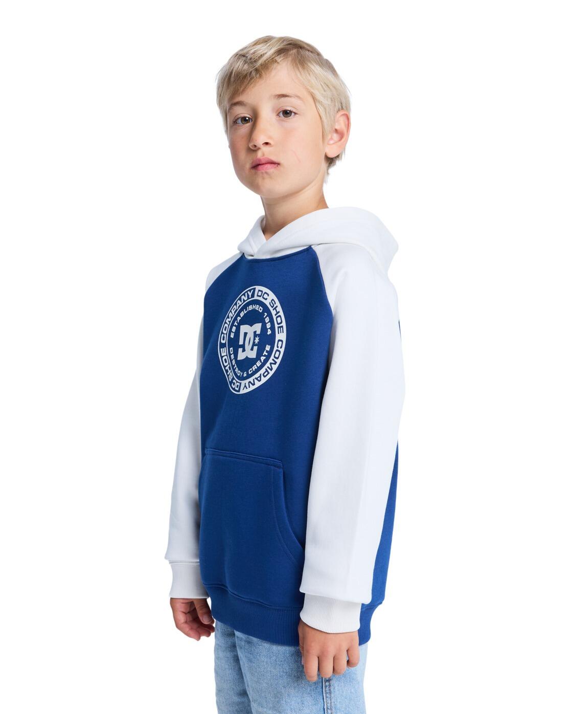 Sudadera con Capucha DC CORPO Azul Niño 3/4