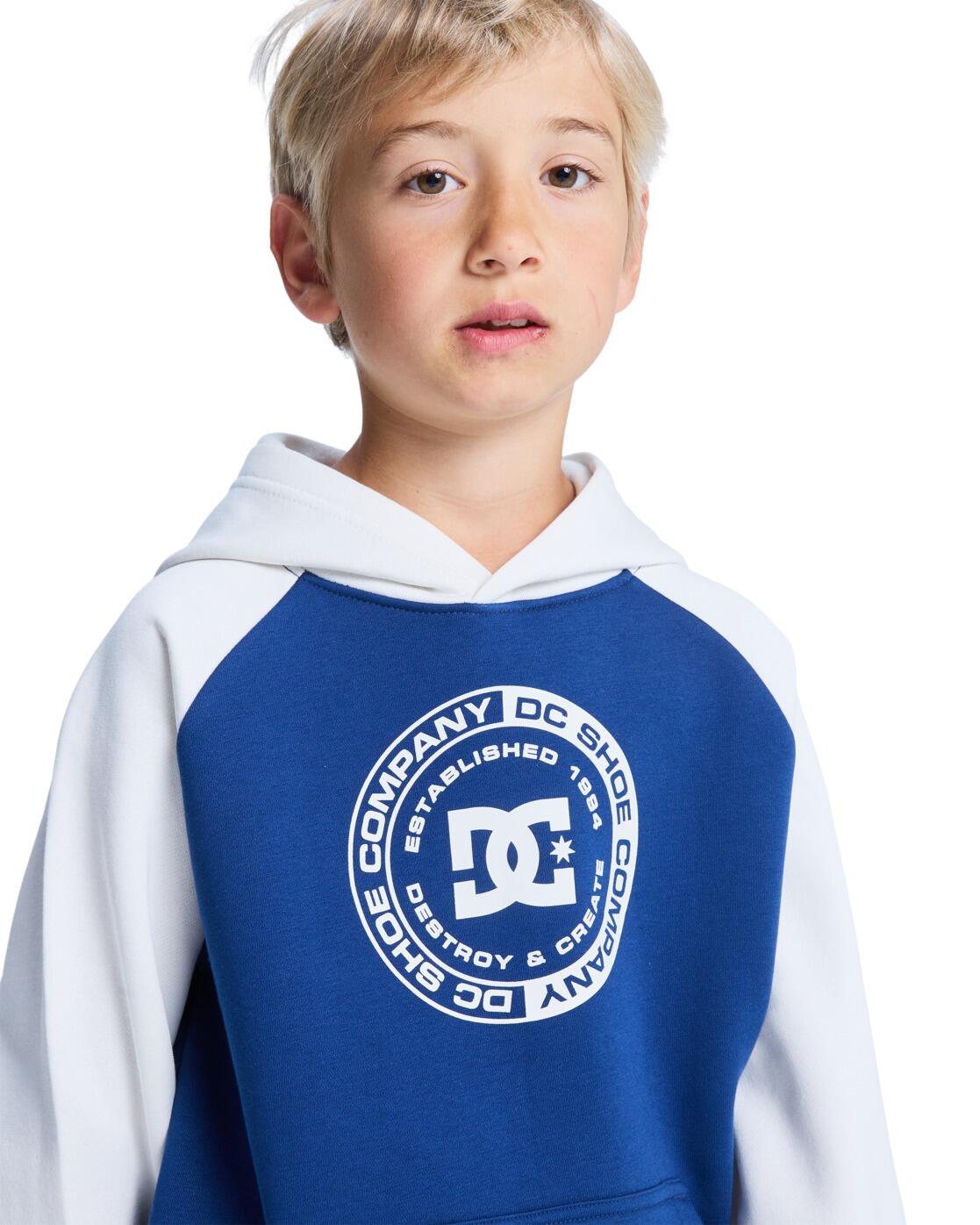 Sudadera con Capucha DC CORPO Azul Niño 4/4
