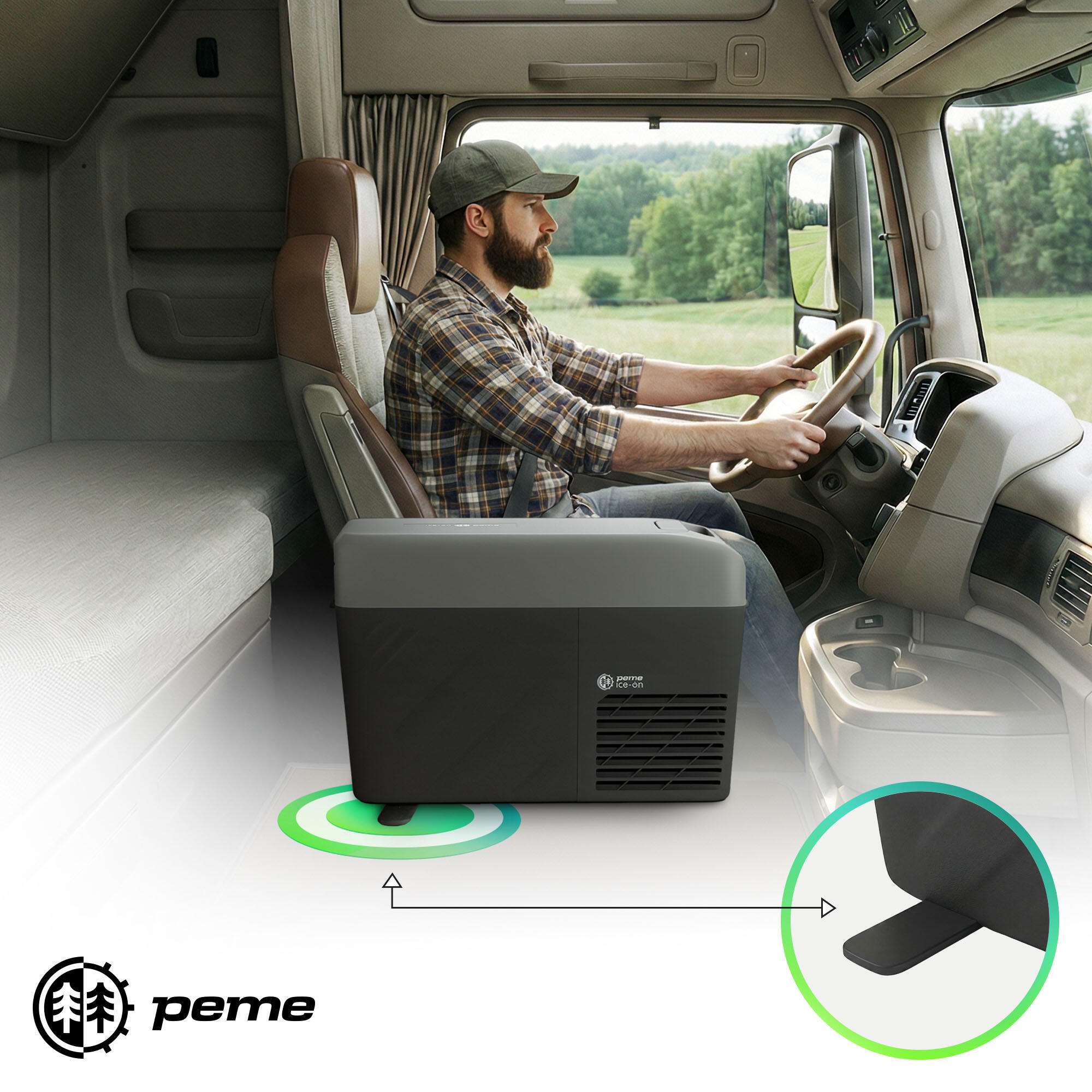 Glacière à compresseur Peme Quest 14 12V/24V 45W 3/7