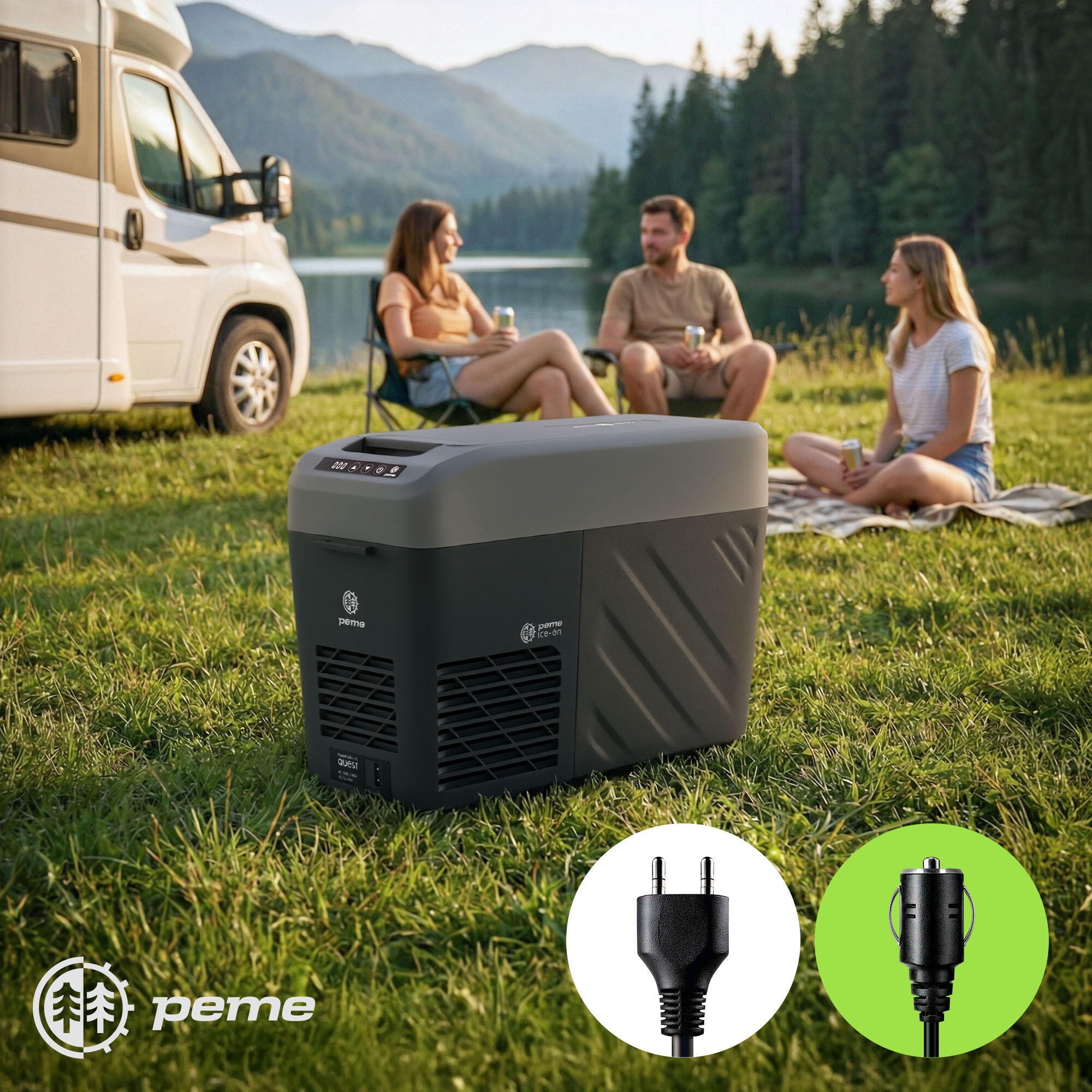 Glacière à compresseur Peme Quest 14 12V/24V 45W 7/7