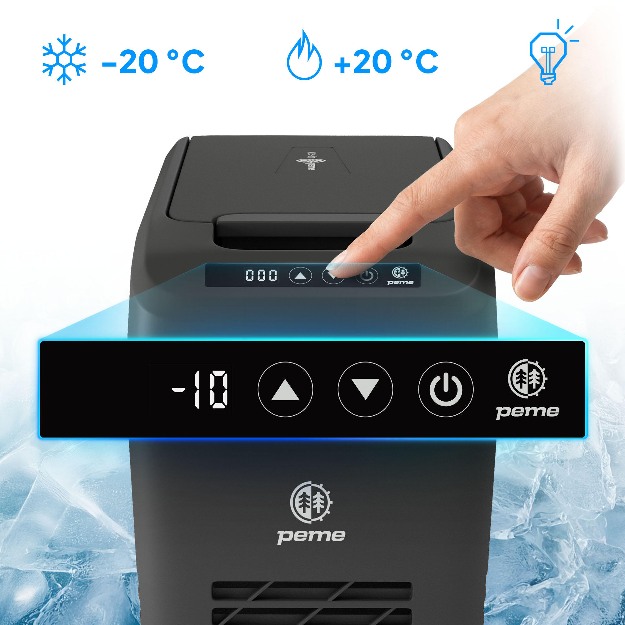 Glacière à compresseur Peme Quest 14 12V/24V 45W 6/7