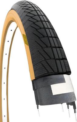 Ecovelo 1 buitenband 20x1.75 (47-406) gumwall side voor stadsfiets