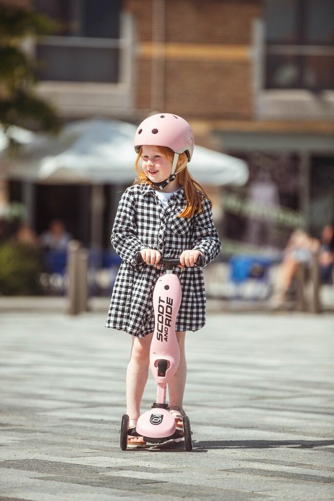 Trottinette 2-en-1 avec siège & 3 roues - Highwaykick 1 Rose 5/5