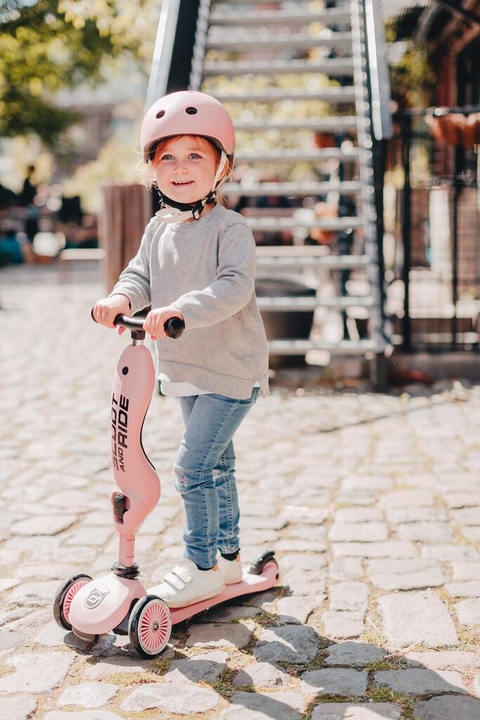 Trottinette 2-en-1 avec siège & 3 roues - Highwaykick 1 Rose 4/5