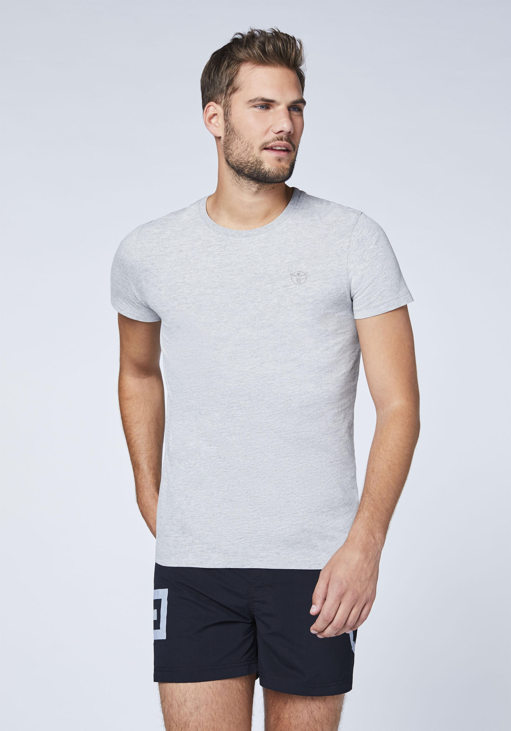T-Shirts im Basic-Stil mit Logo 3/5