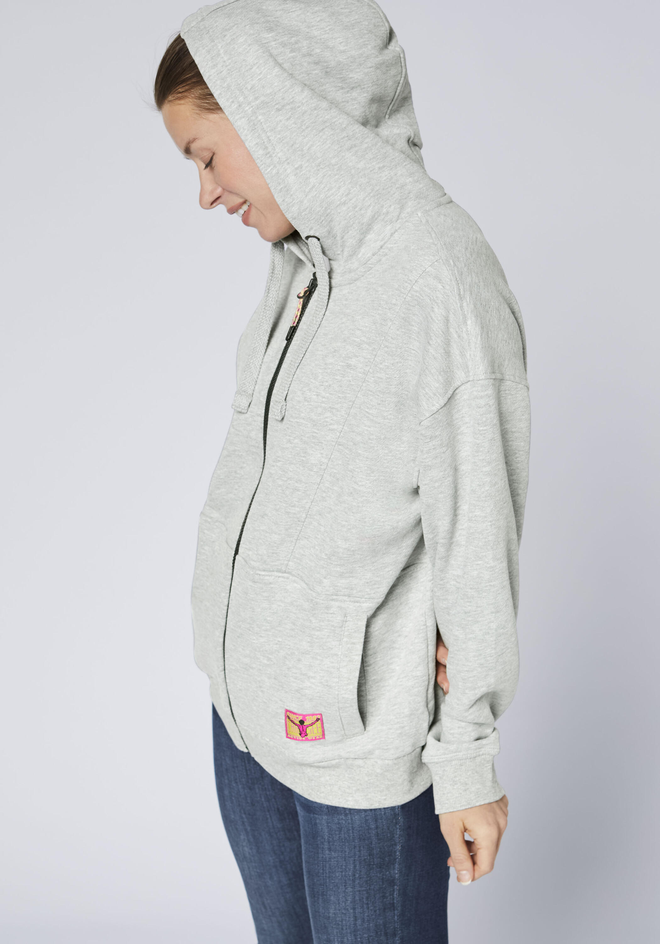 Sweatjacke aus weichem French Terry 6/7