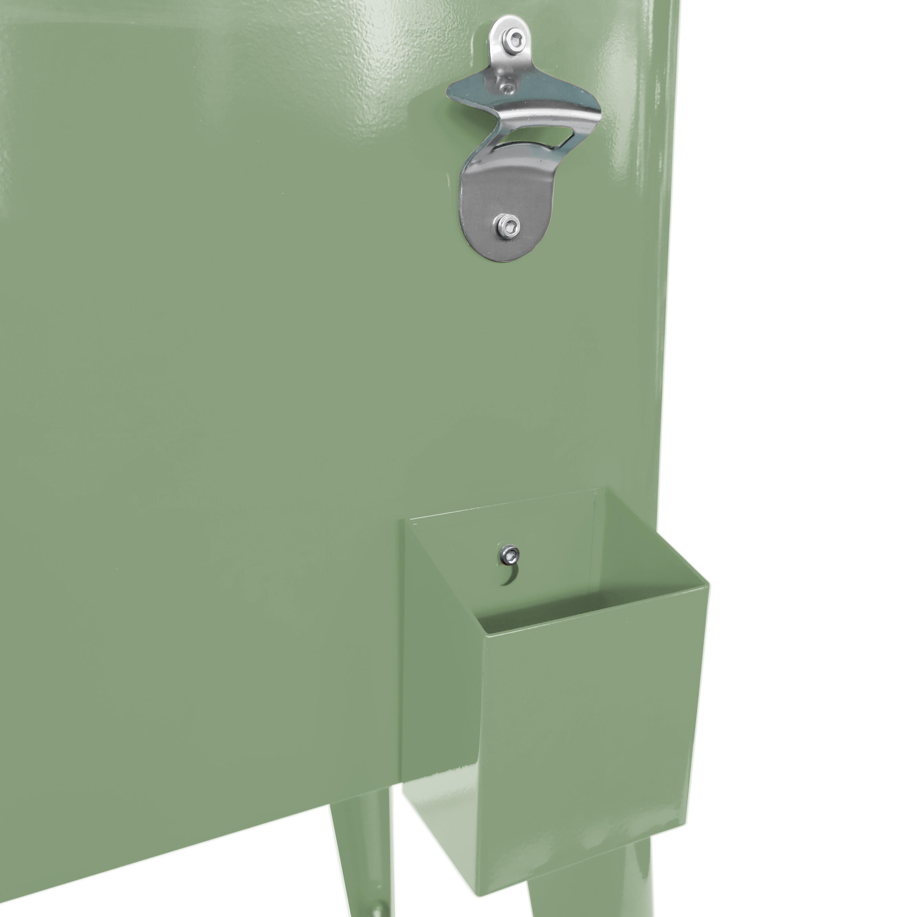 Retro Koelbox Groen, Drankkoeler, 76 liter 5/7
