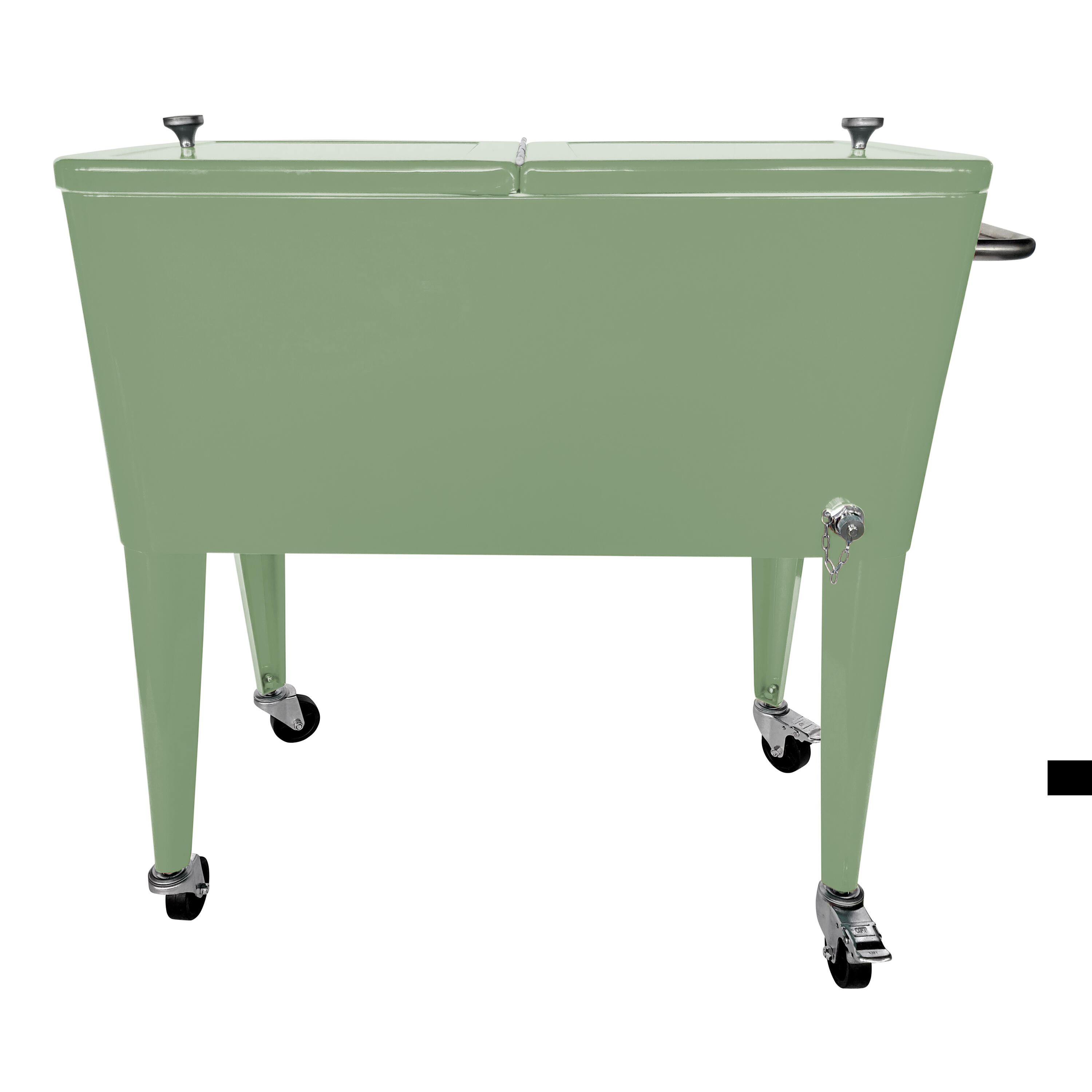 Retro Koelbox Groen, Drankkoeler, 76 liter 4/7