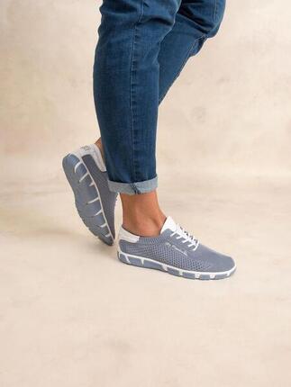 Tennis toile femme JAZARIA Blanc naturel