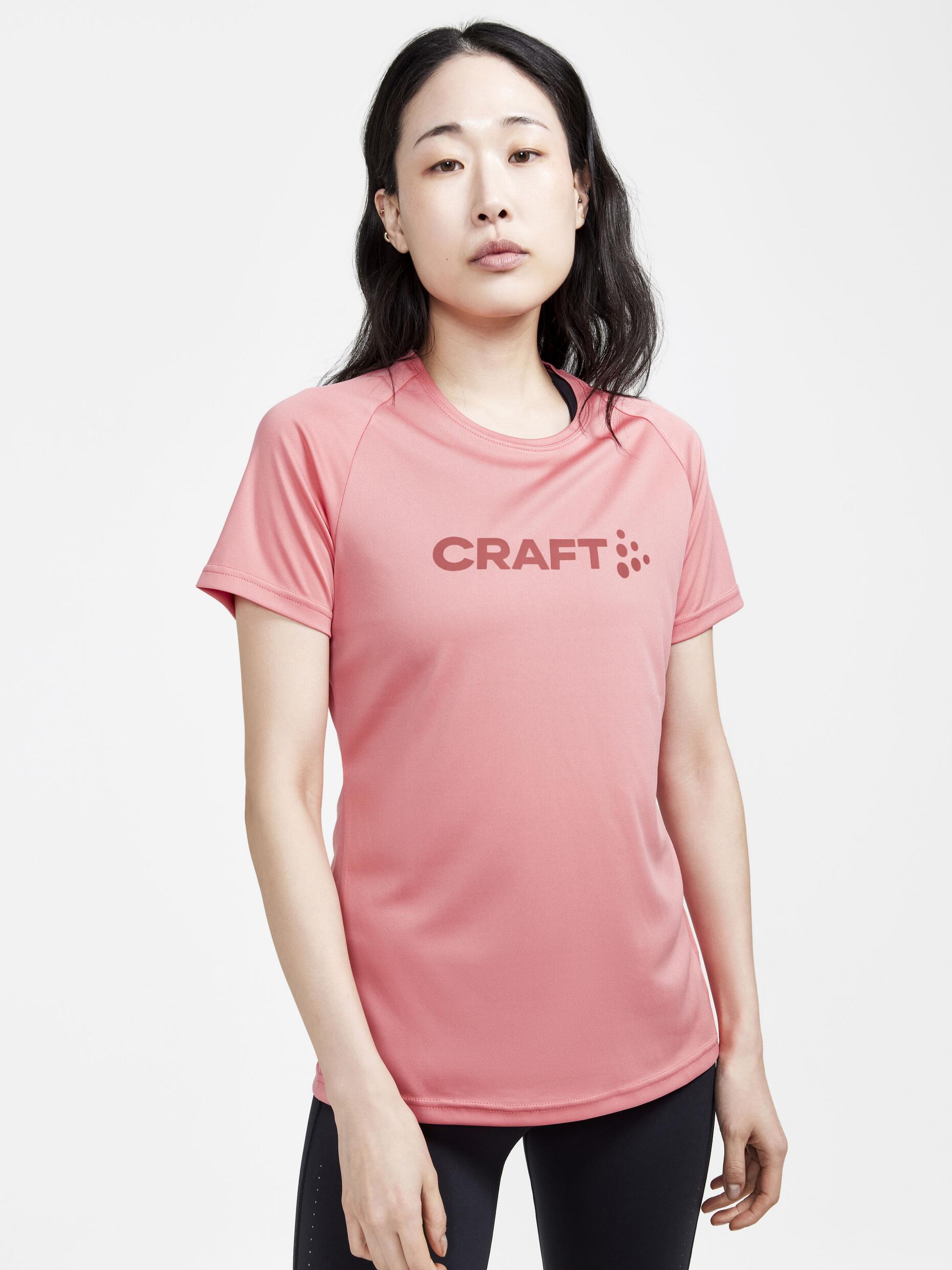 Craft Core Essence Logo Kurzarm Trikot Rosa Damen 2/4