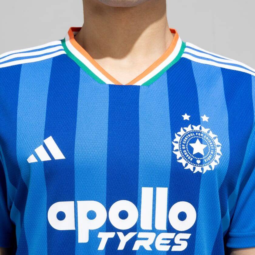 Adidas INDCRI T20IFJSY Men Cricket Jerseys Blue -  4