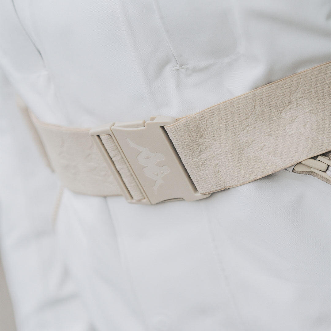 Giubbotto da donna in poliestere bianco da sci 5/7