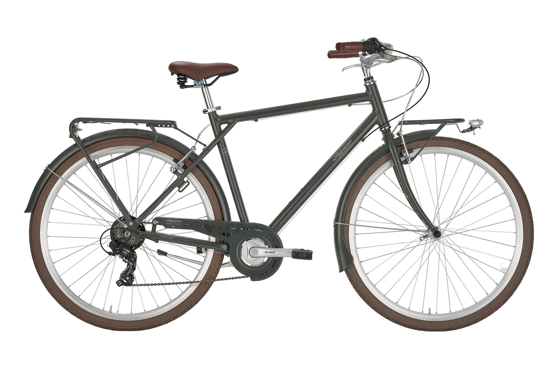 Stadsfiets VELVET Man 28 inch, olijfgroen 2/2