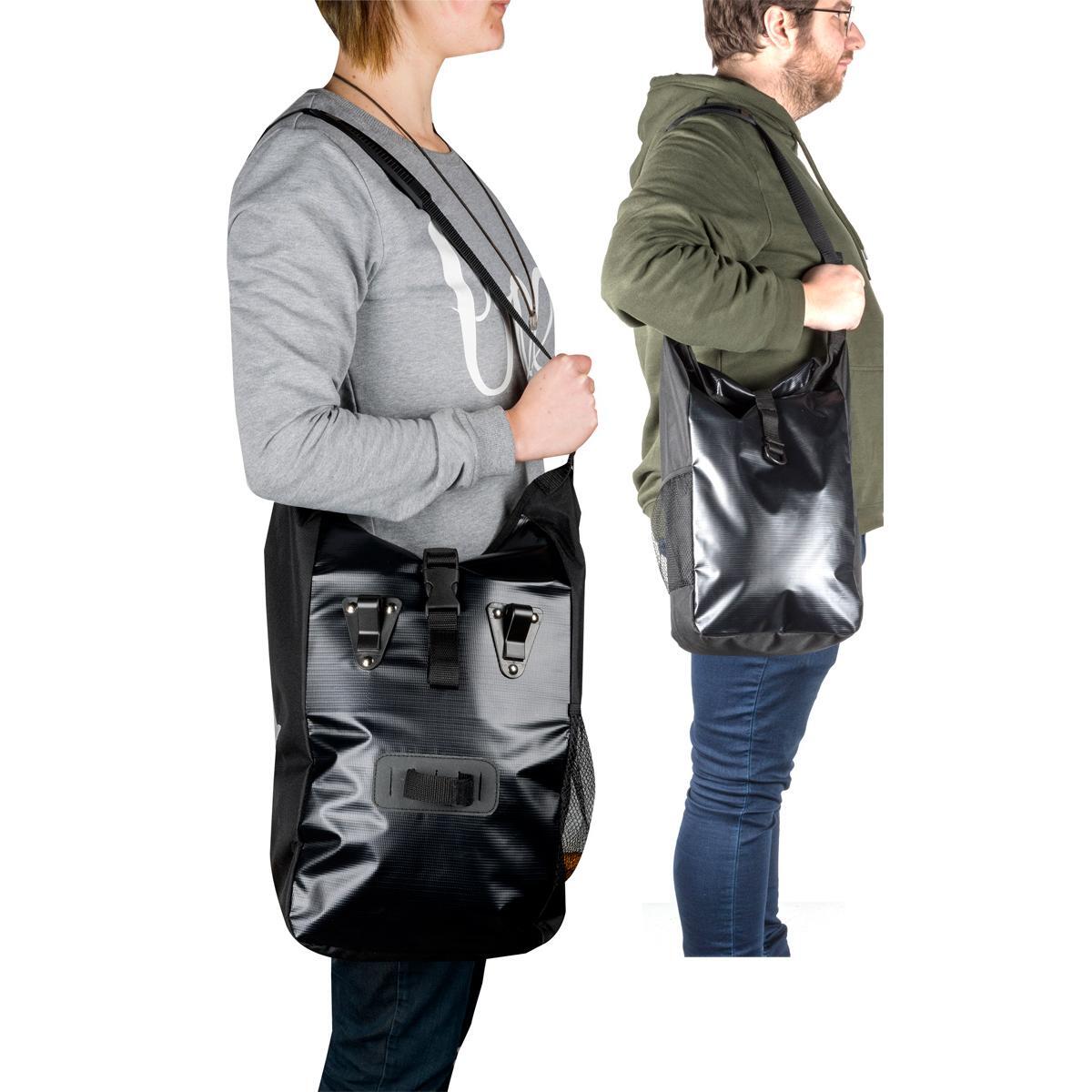 Сумка велосипедная на багажник Dunlop 15 л, 15 l, Чёрный / 15 l, Синий — фото 6