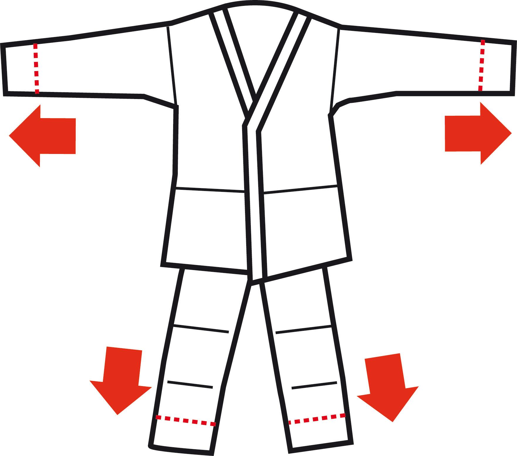 Ewolucyjny kimono karate dla dzieci Sporti 2/6