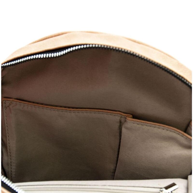Rucsac dama Lamonza Azalya beige 27x13x28 cm
