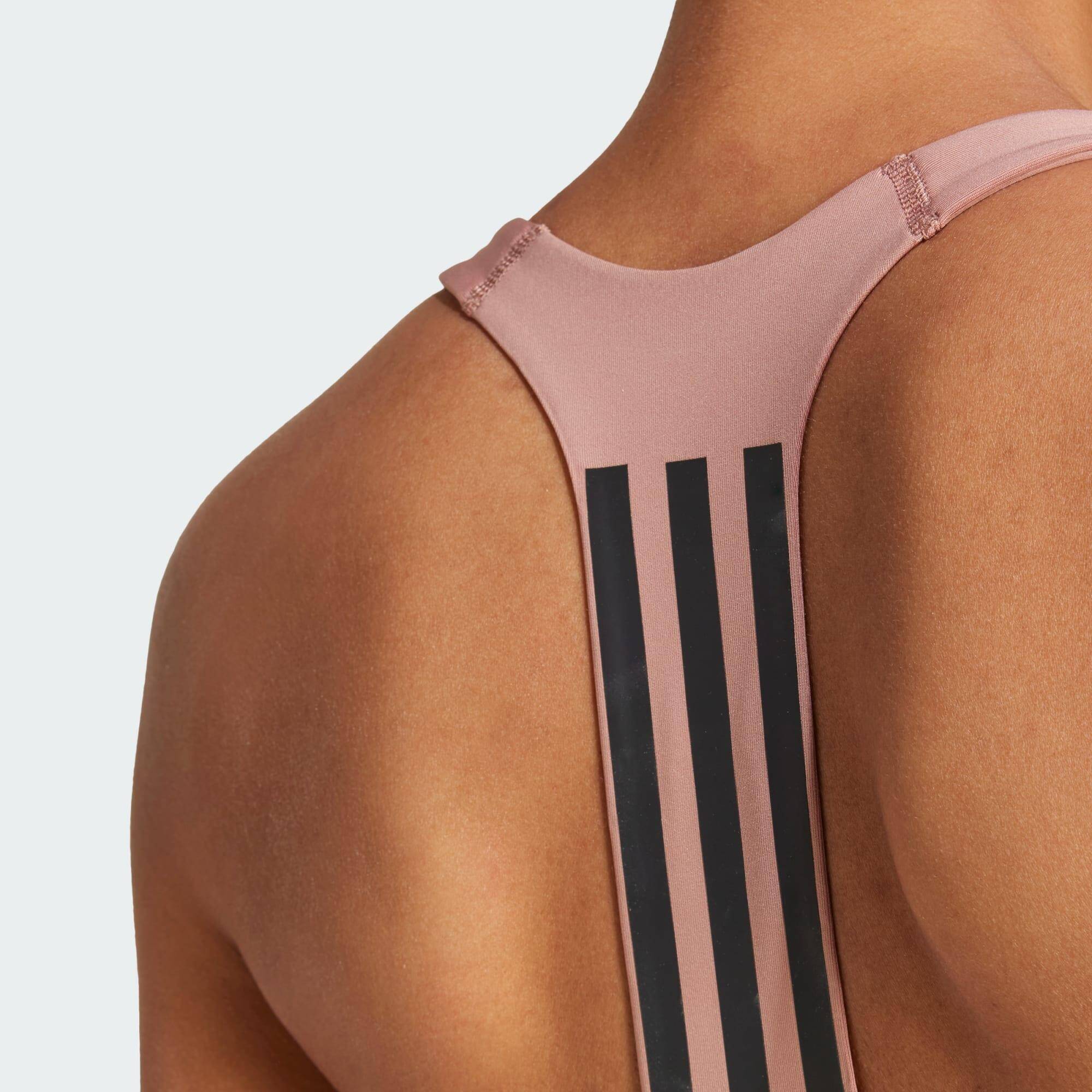 Adidas PWIM MS 3S BRA Women Training Bra Red -  5