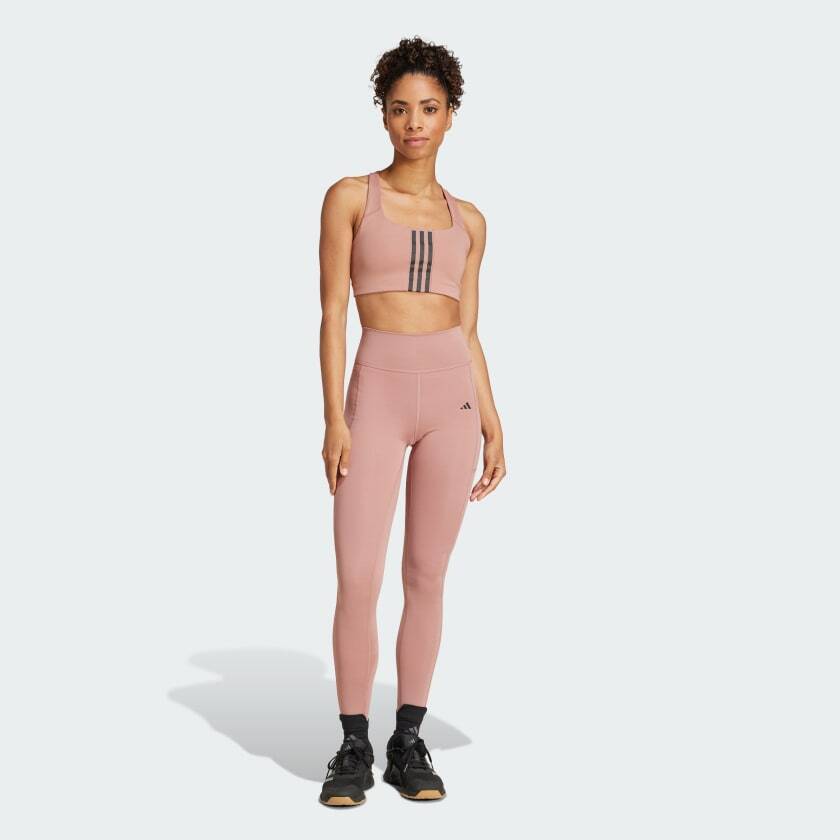 Adidas PWIM MS 3S BRA Women Training Bra Red -  3