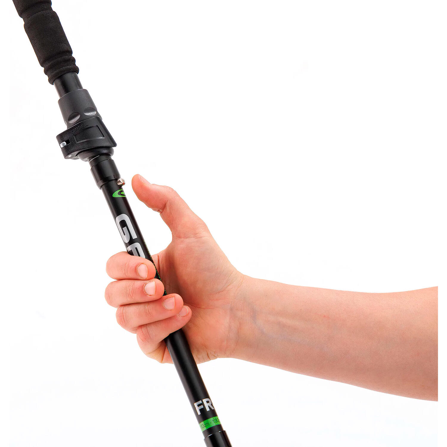 Bastón de trekking FR-3 EF (1 PAR) Gabel negro 5/7
