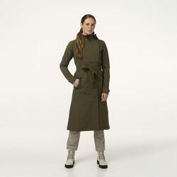 Trench Coat Long Veste imperméable Femme Cement