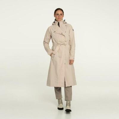 Trench coat long regenjas dames green