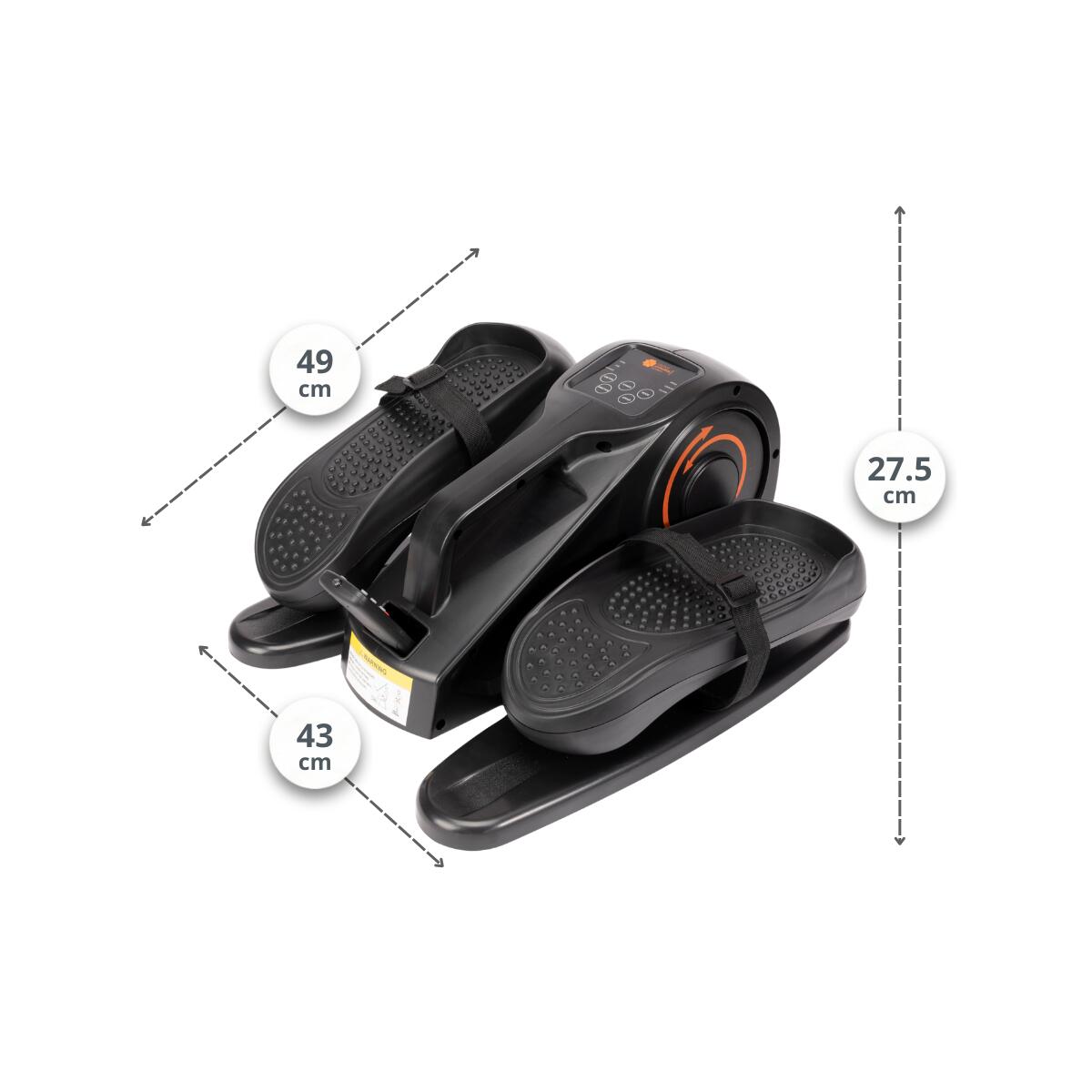 Mini elíptica elétrica para exercícios de pernas, pedal portátil. 5/8