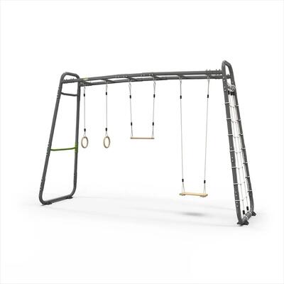 Klimrek met schommel, trapeze en monkey bars getset mb310 speeltoestel tuin