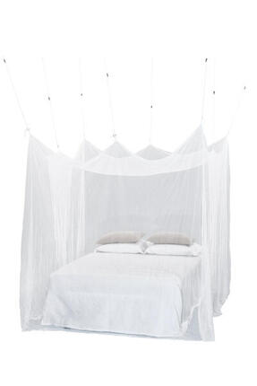 Deconet Moskitonetz Quadratisch Weiß -L210xB200 xH200cm