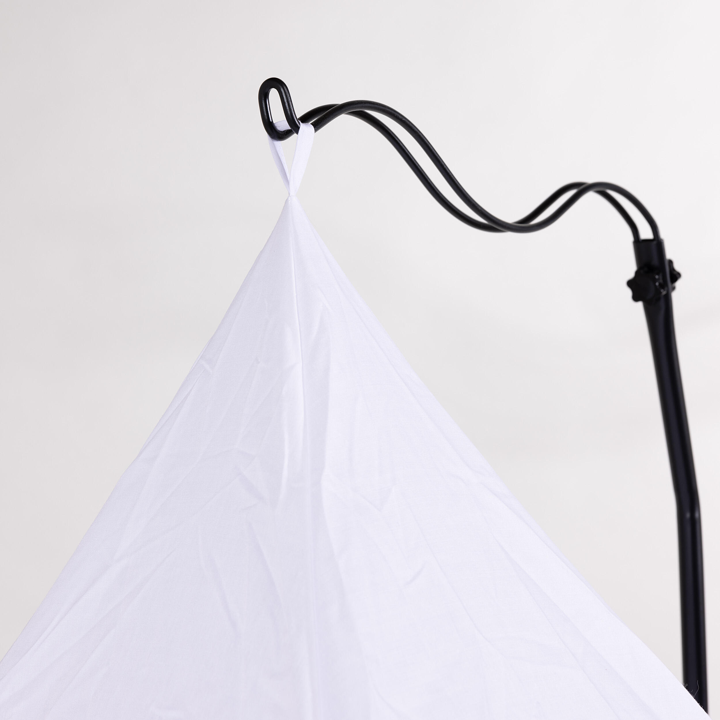 Deconet Piquet pour moustiquaire ou voile, Noir, 200 cm 2/6