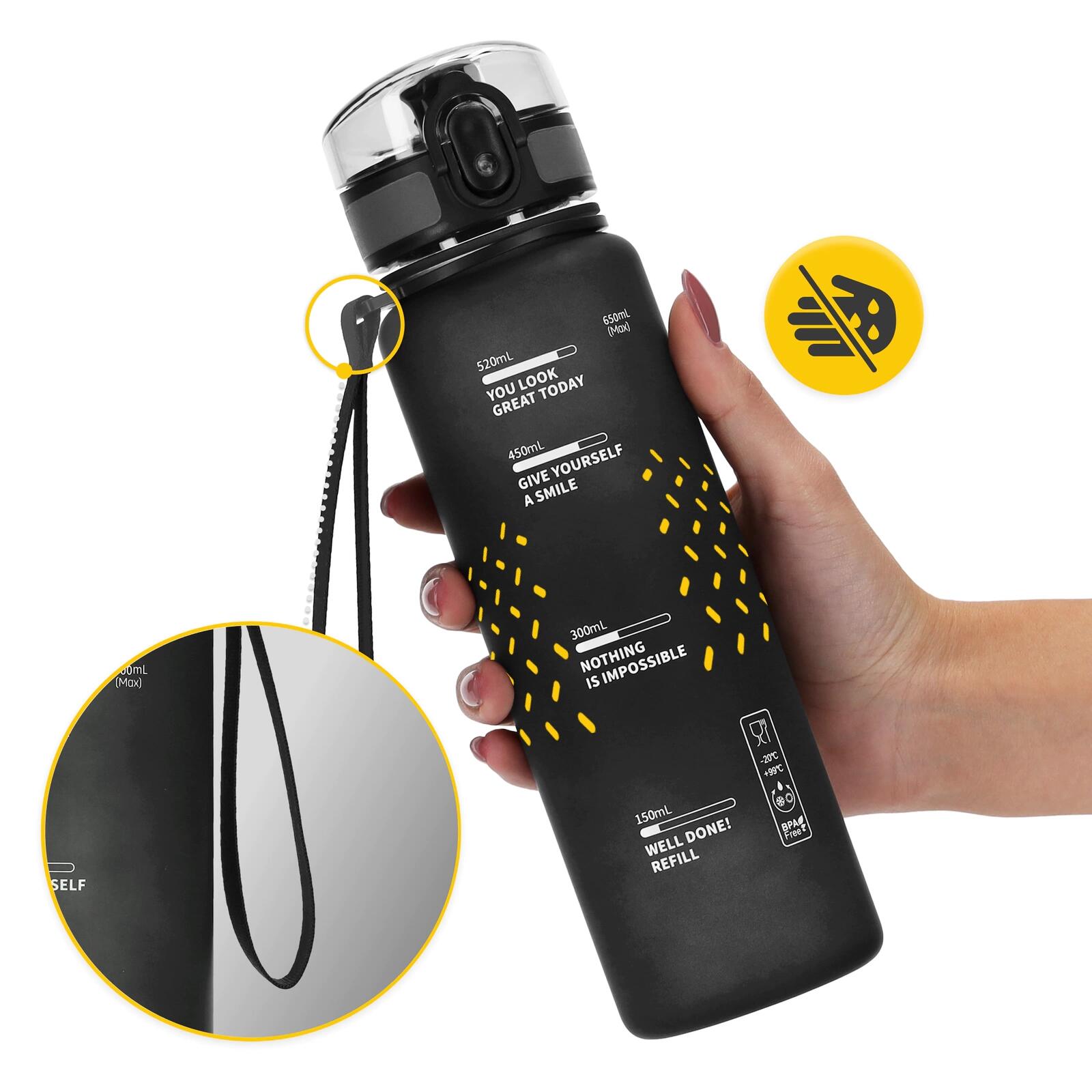 Sport Trinkflasche 4FIZJO 650 ml 5/7