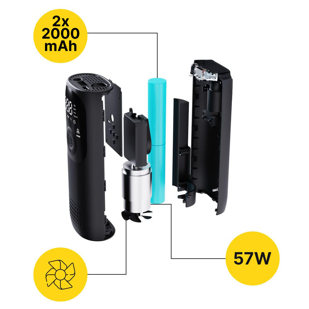 Pompka Rowerowa Elektryczna Uniwersalna Kompresor do Hulajnóg XRIDER Powerbank
