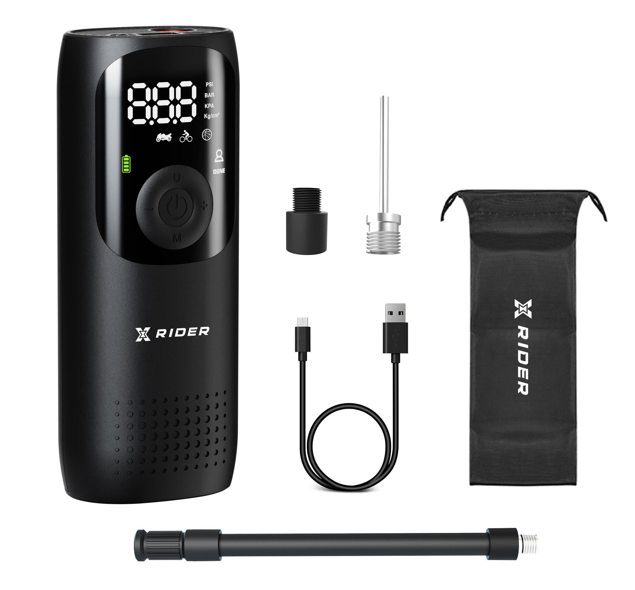 Pompka Rowerowa Elektryczna Uniwersalna Kompresor do Hulajnóg XRIDER  Powerbank 5/7