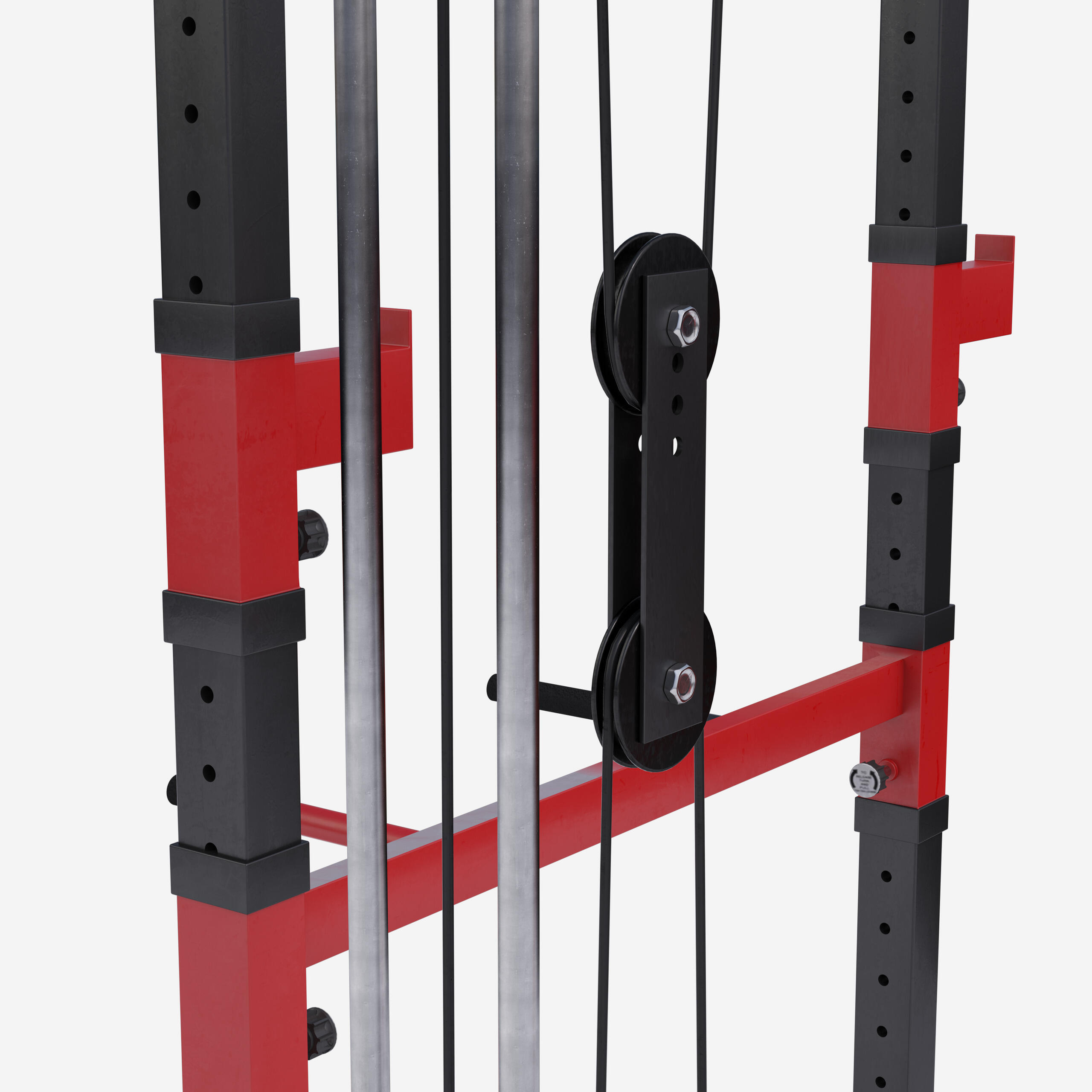 ENSEMBLE STATION DE TRACTION, CAGE A SQUAT, POULIES | MUSCULATION 6/7