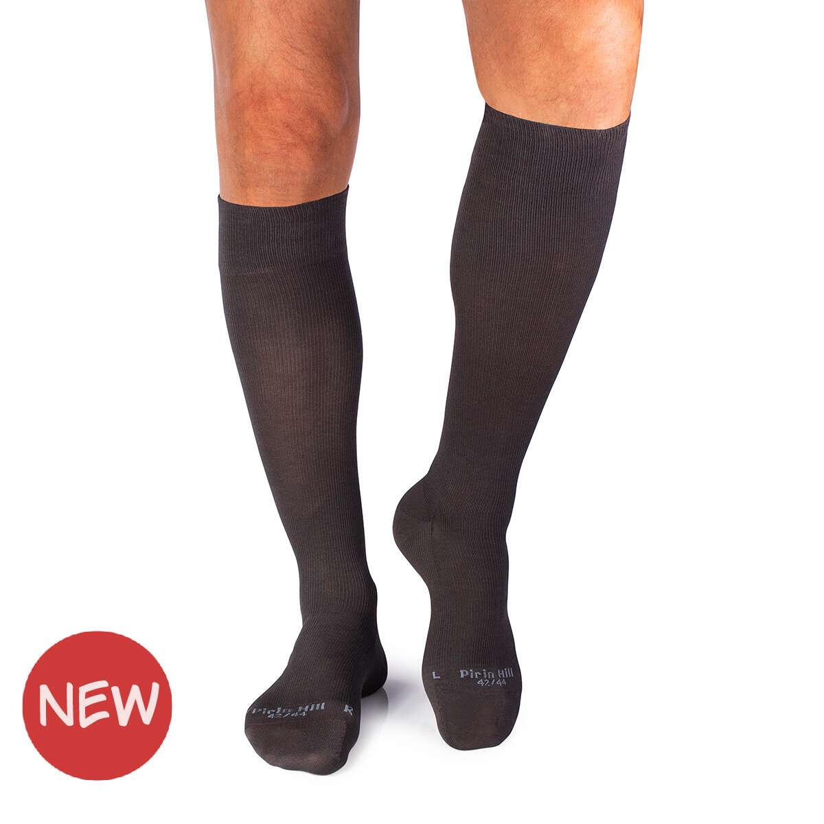Chaussettes de compression longues 3/4 en coton mercerisé 5/5