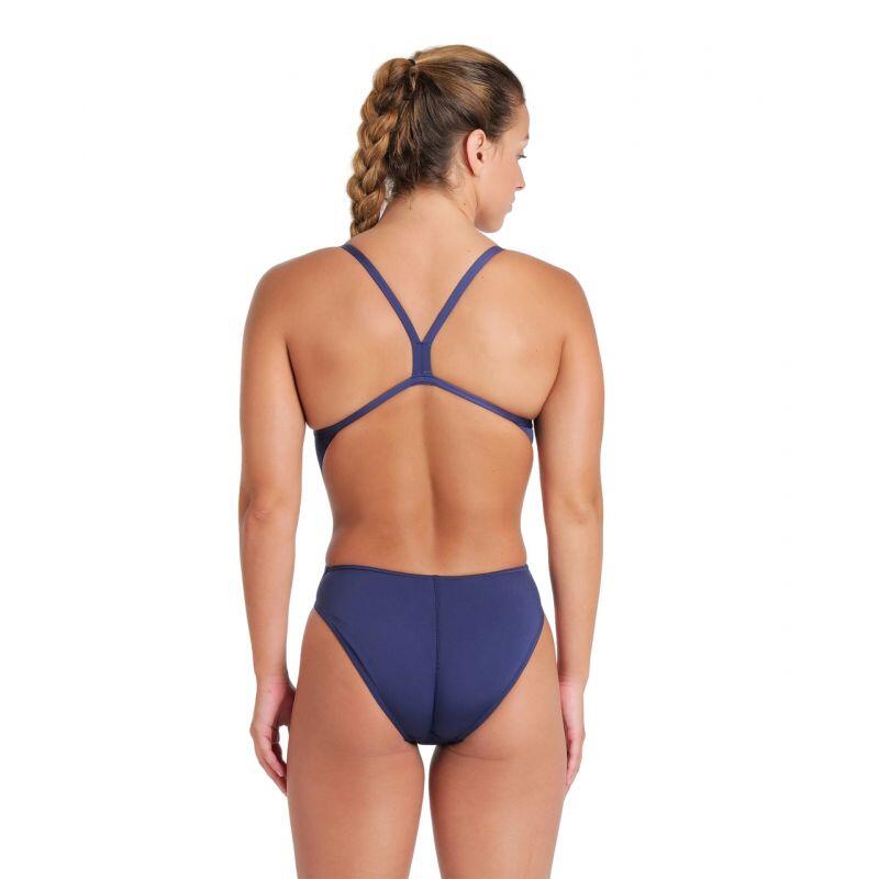Costume da bagno intero da donna Arena Team Swimsuit Challenge Solid Blue White 6/9