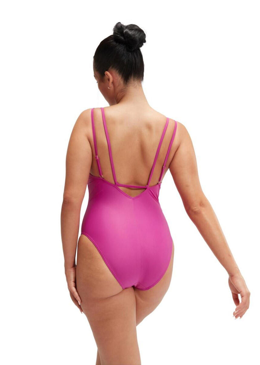 Maillot Speedo Shaping Strappy violet 3/7